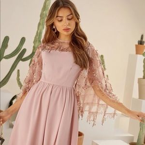 SHEIN Blush Pink Sequin Dress